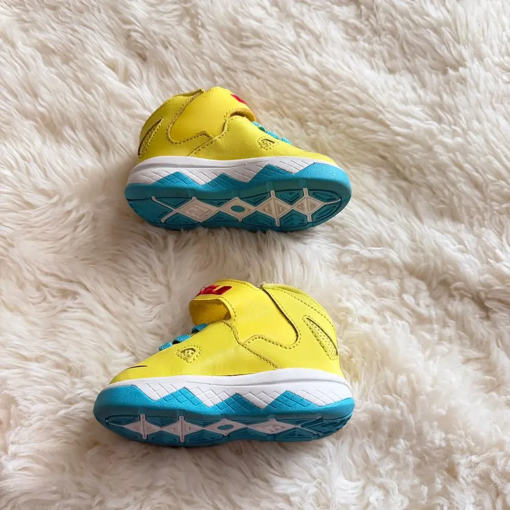 Lebron Nike Soldier 7 Sonic Yellow/Blue White Baby 4C